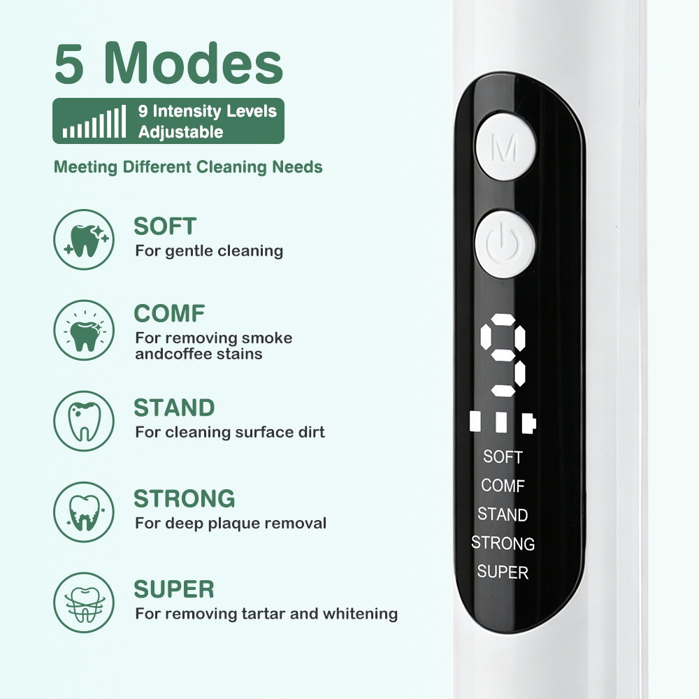 Electric Tooth Cleaner Ultraso - Teeth Whitening Mouthwash ulasan dan harga