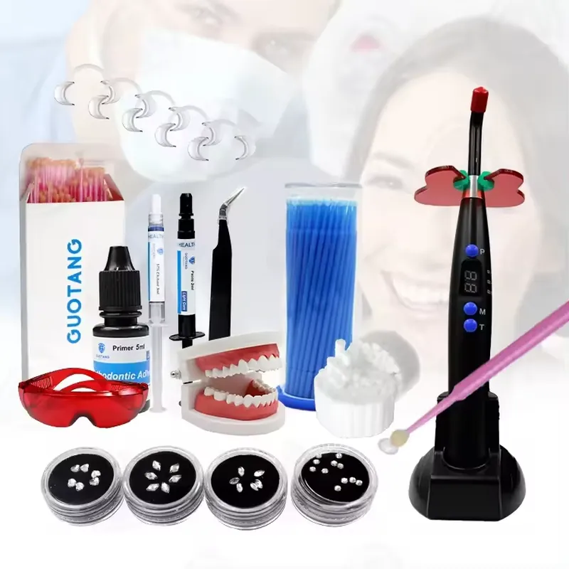 【CHIMU HOME】 Professional DIY  - Teeth Whitening Kit With Light ulasan dan harga