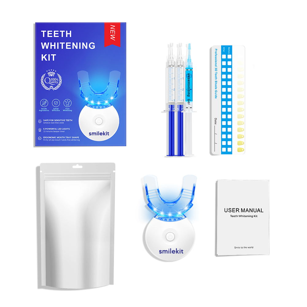 Teeth Whitening Kit - 5X LED L - Teeth Whitening Mouthwash ulasan dan harga
