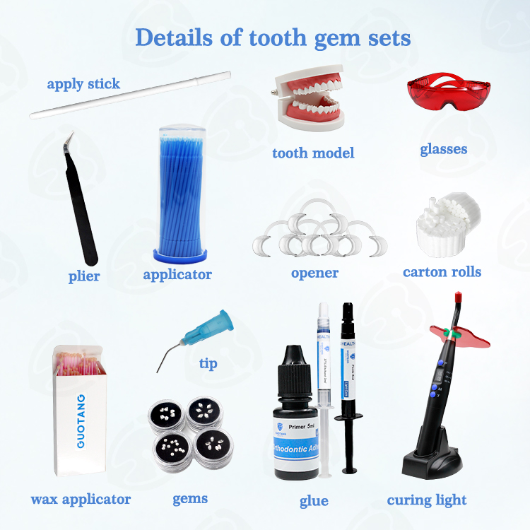 Best Price Free OEM Tooth Gem  - Teeth Whitening Kit With Light ulasan dan harga