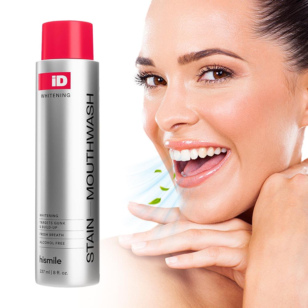 Hismile iD Alcohol Free Mouthw - Teeth Whitening Mouthwash ulasan dan harga