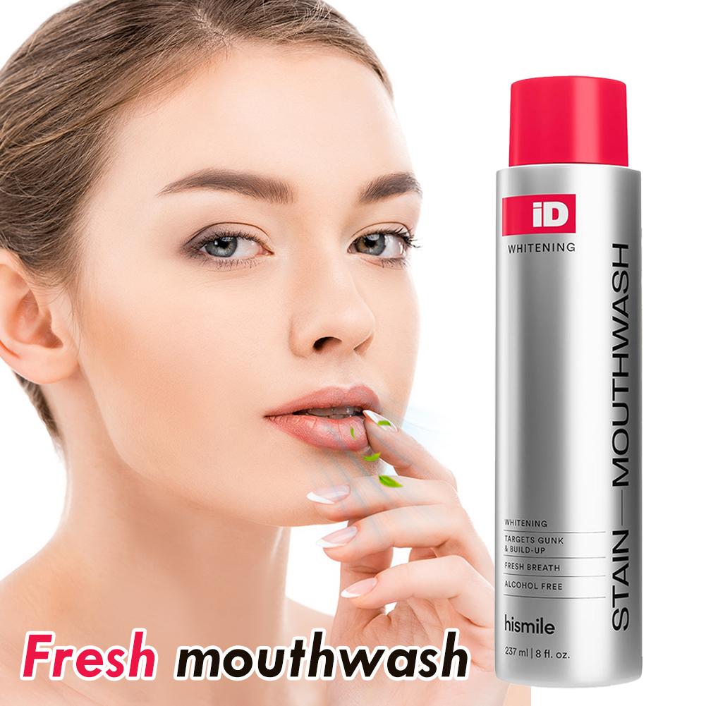 Hismile iD Alcohol Free Mouthw - Teeth Whitening Mouthwash ulasan dan harga
