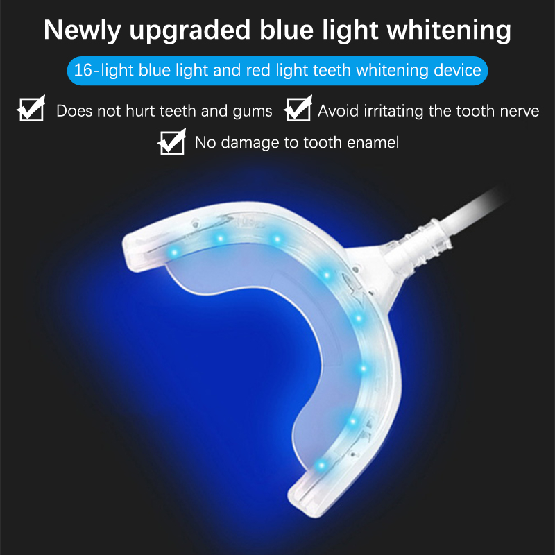 1PCS 4in1 Teeth Whitening 16 L - Teeth Whitening With Blue Light ulasan dan harga