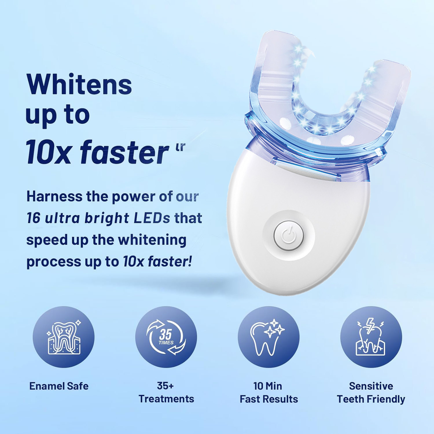 Teeth Whitening Kit with LED L - Teeth Whitening With Laser ulasan dan harga