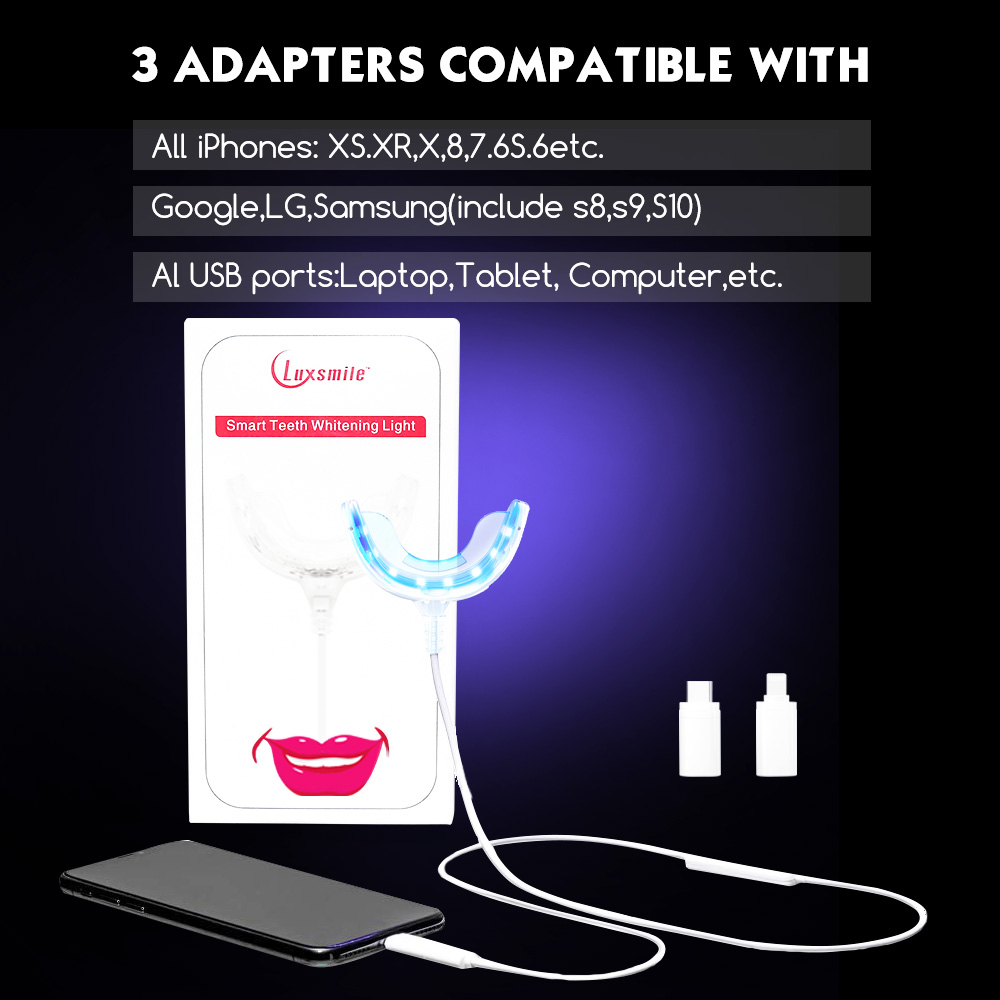 Luxsmile Smart LED Teeth White - Teeth Whitening With Blue Light ulasan dan harga