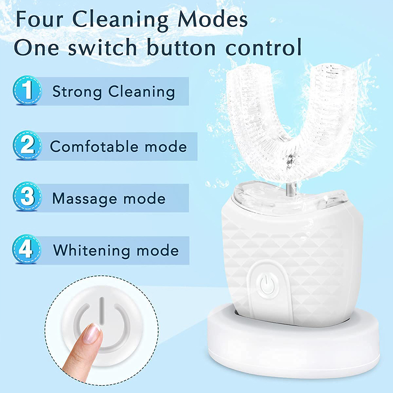 U-Shaped Rechargeable Light Qu - Teeth Whitening Kit With Light ulasan dan harga