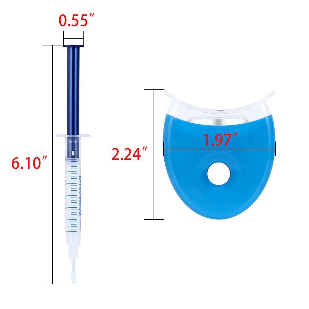 1 set Teeth Whitening 44% Pero - Teeth Whitening Kit With Light ulasan dan harga