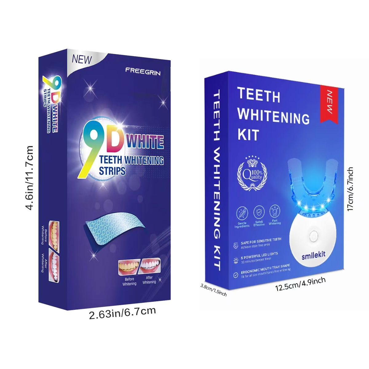 Teeth Whitening Kit - 5X LED L - Teeth Whitening Mouthwash ulasan dan harga
