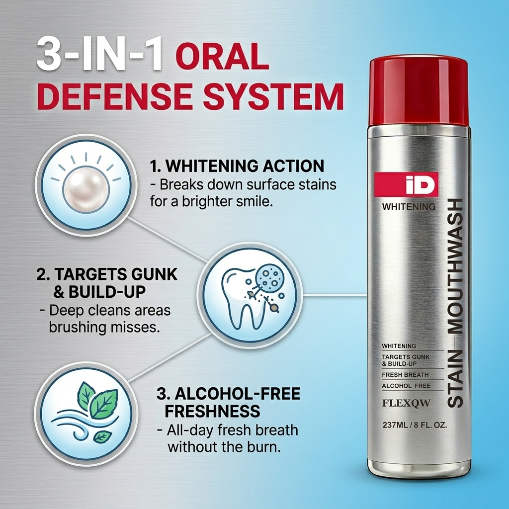 Hismile ID Whitening Stain Mou - Teeth Whitening Mouthwash ulasan dan harga