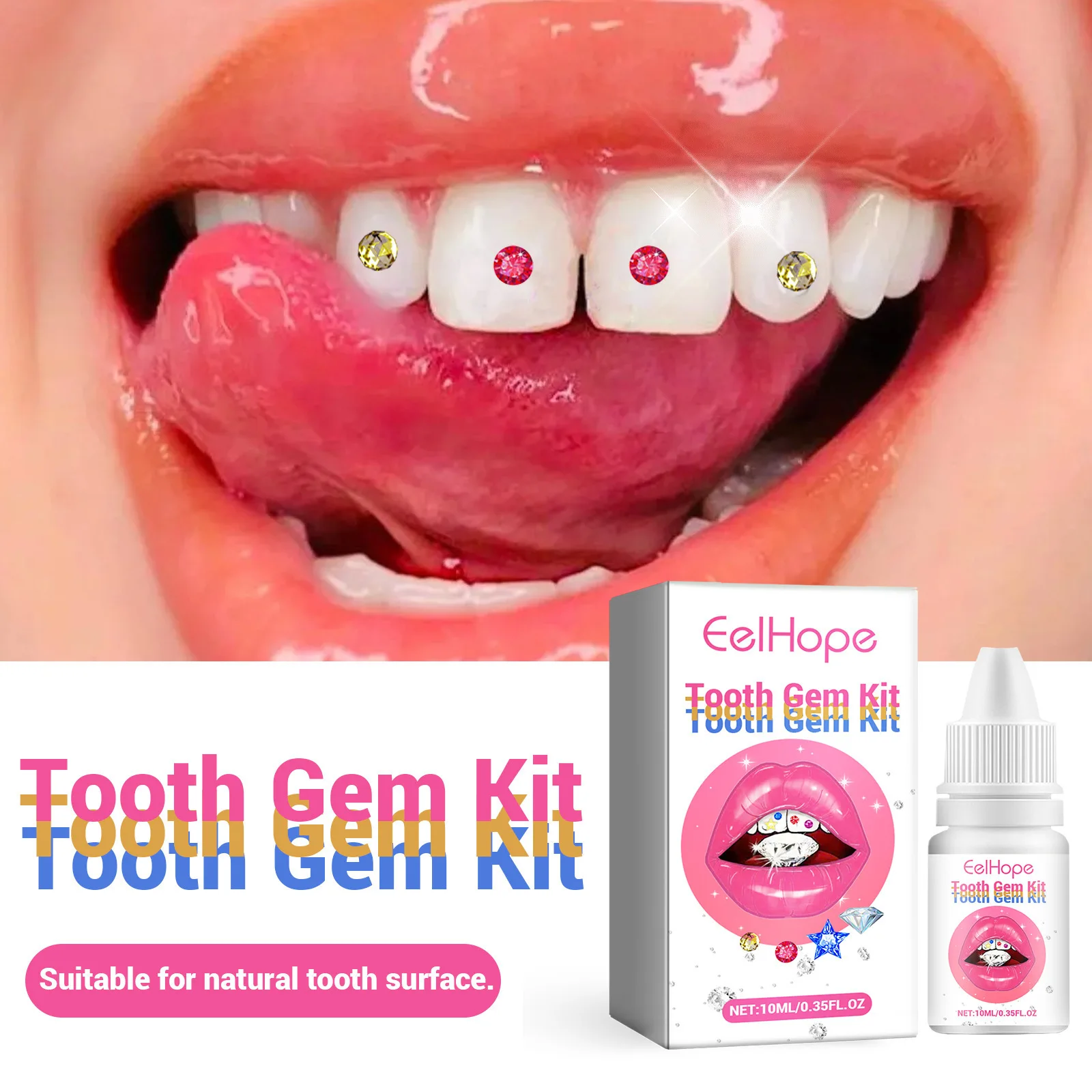Tooth Jewelry Kit DIY Clear Pr - Teeth Whitening Kit With Light ulasan dan harga
