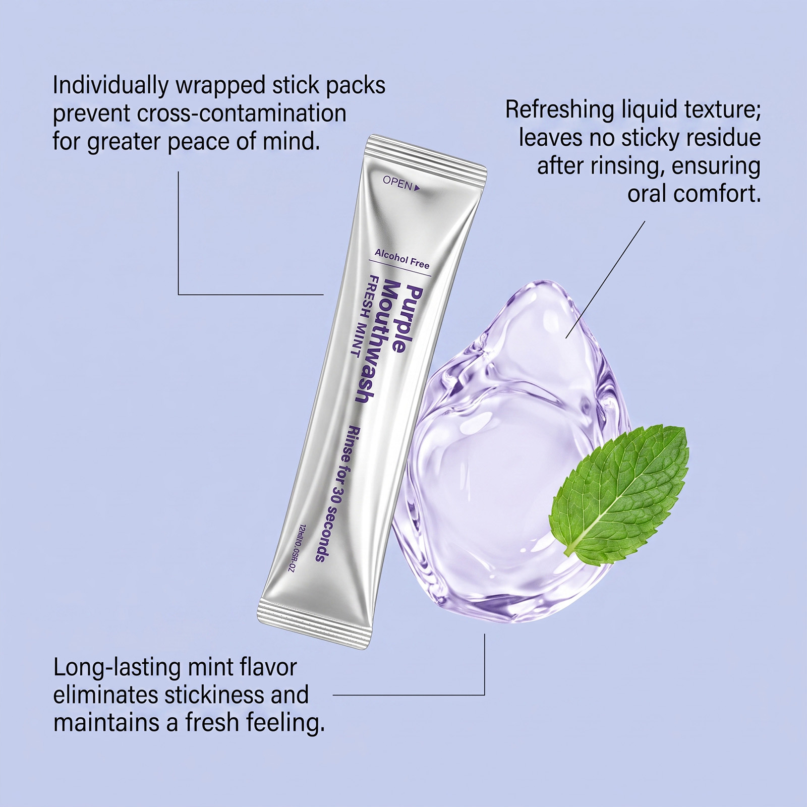 20 Pack Instant Whitening Mout - Teeth Whitening Mouthwash ulasan dan harga