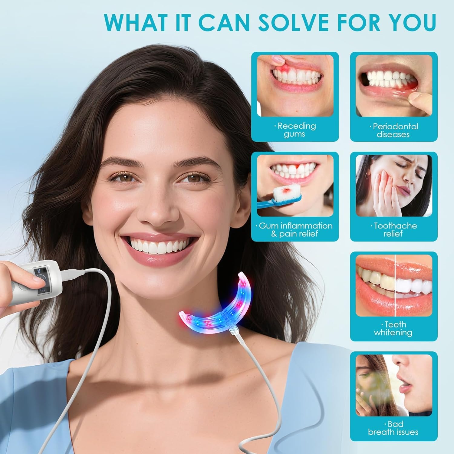 Tooth Whitening Accelerator La - Teeth Whitening With Blue Light ulasan dan harga